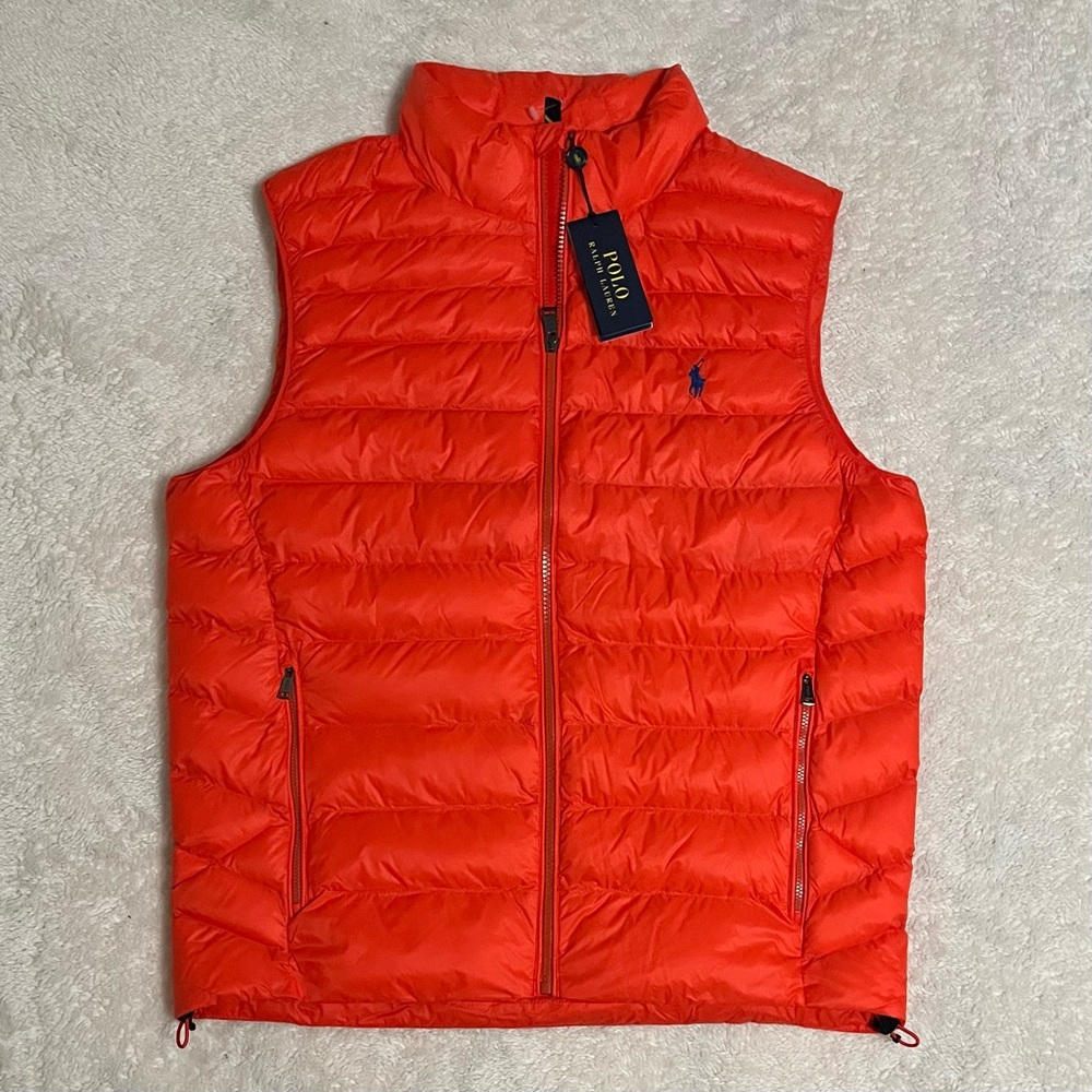 Polo Ralph Lauren Water Repellent Packable Quilted Fill Zip Puffer Vest